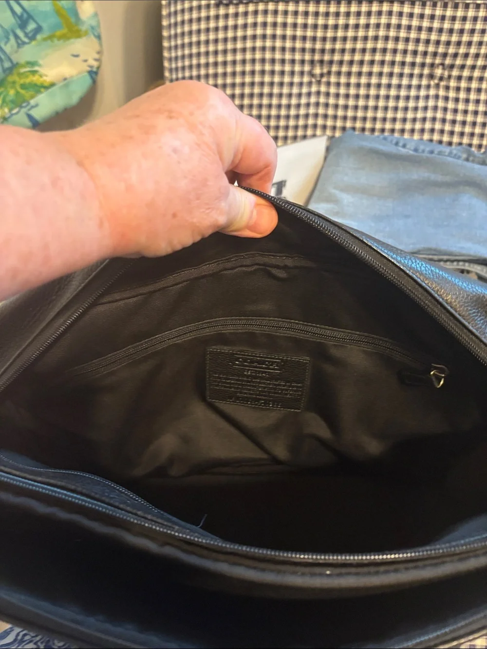 Coach Transatlantic 2way  Briefcase with Top Handles and Removable Strap
